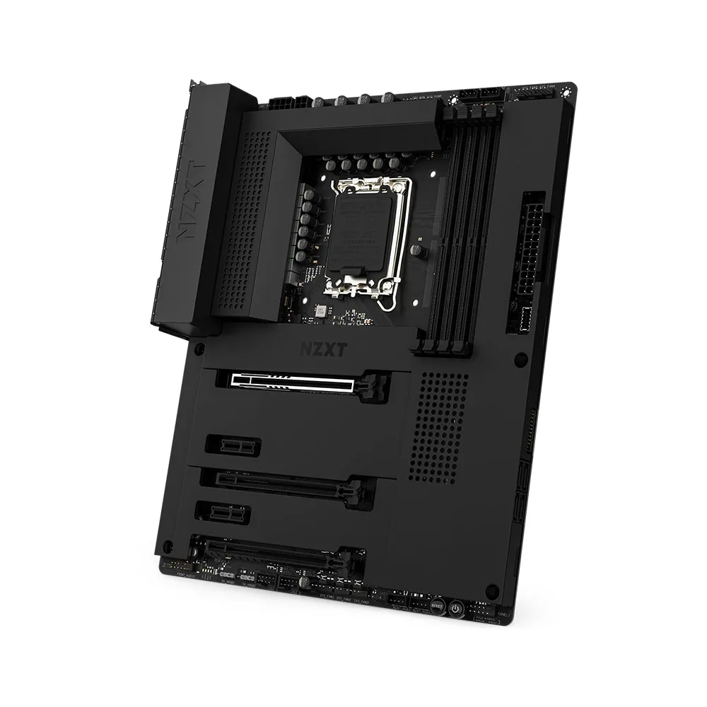 NZXT N7 Z790 ATX Motherboard - Intel Z790, WiFi 6E, Bluetooth, Integrated I/O Shield - Supports 12th/13th/14th Gen Intel CPUs - Black