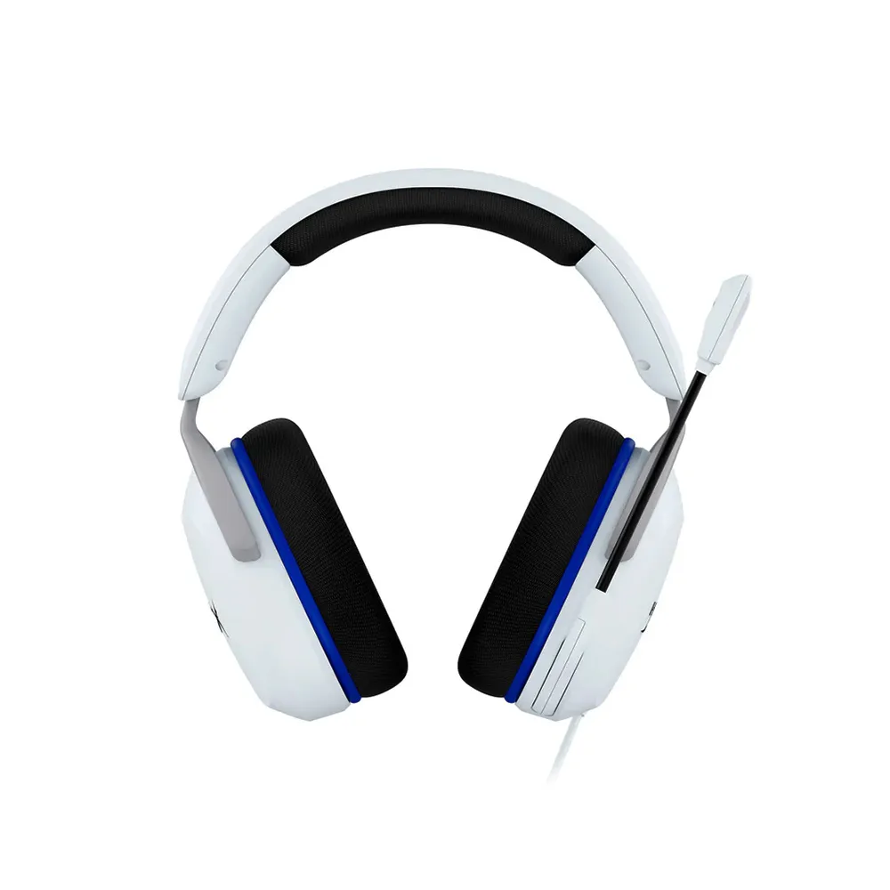 HyperX Cloud Stinger 2 Gaming Headset for Playstation, Lightweight Over-Ear Headset with mic, 40mm Drivers, White - OPEN BOX