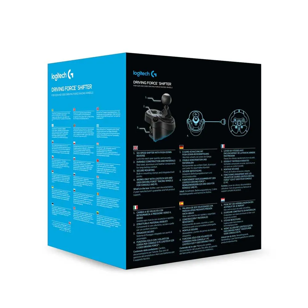 Logitech G Driving Force Shifter – Compatible with G29, G920 & G923 Racing Wheels