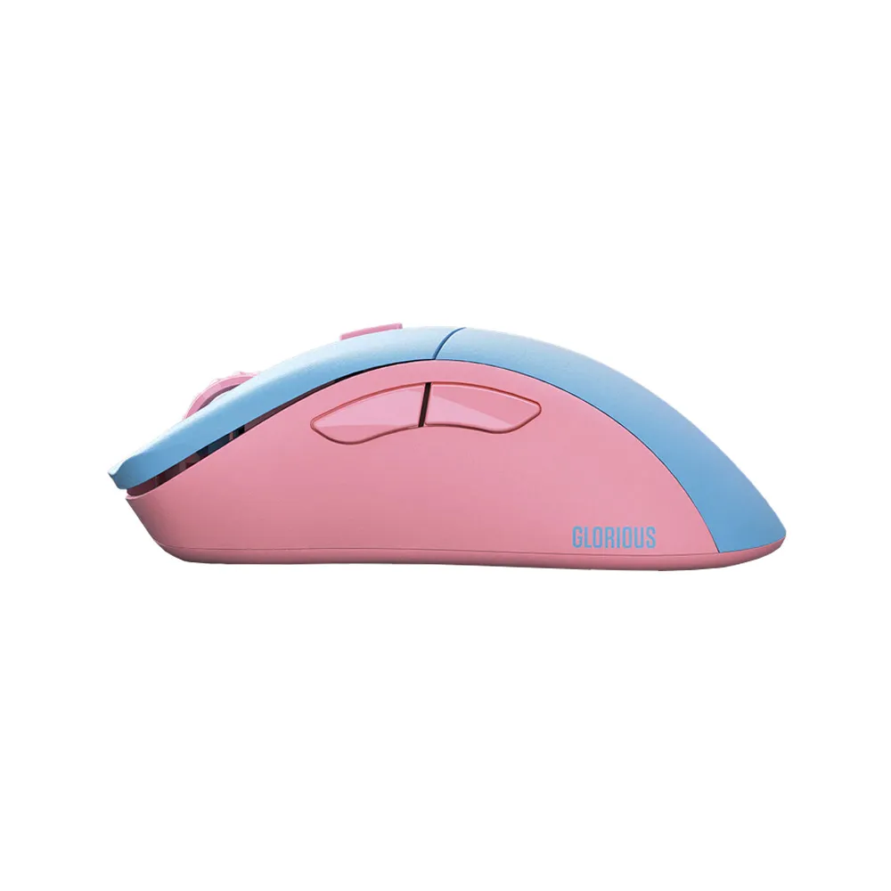 Glorious Forge Model D Pro Wireless Gaming Mouse Skyline, 19000 DPI, 84h Battery life - Pink & Blue 