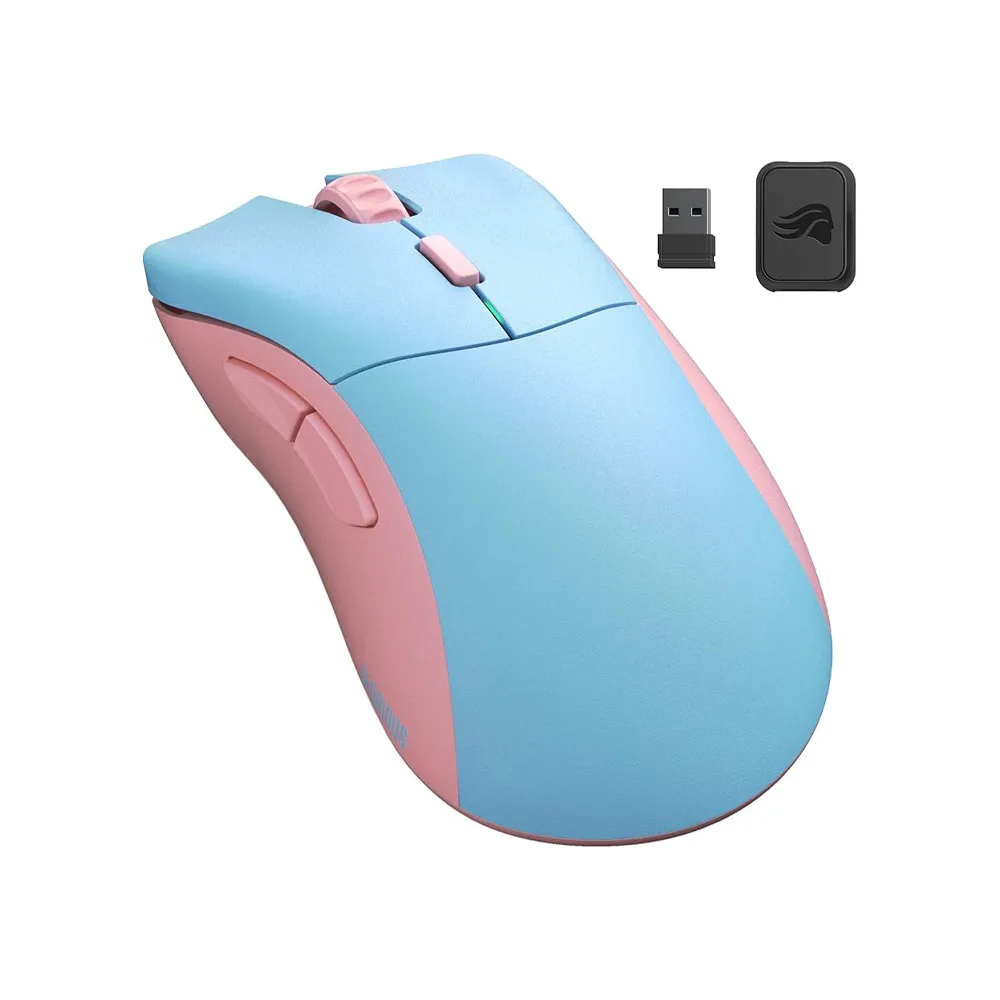 Glorious Forge Model D Pro Wireless Gaming Mouse Skyline, 19000 DPI, 84h Battery life - Pink & Blue 