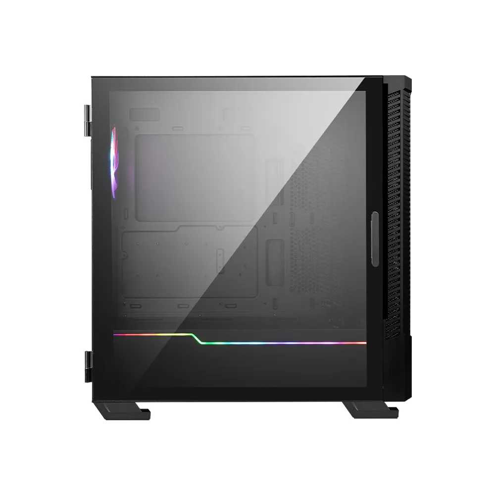 MSI MPG Velox 100L Airflow Premium Gaming No Fan, System Airflow, Side Air Vents, 360mm Radiator Support, Type-C - Black
