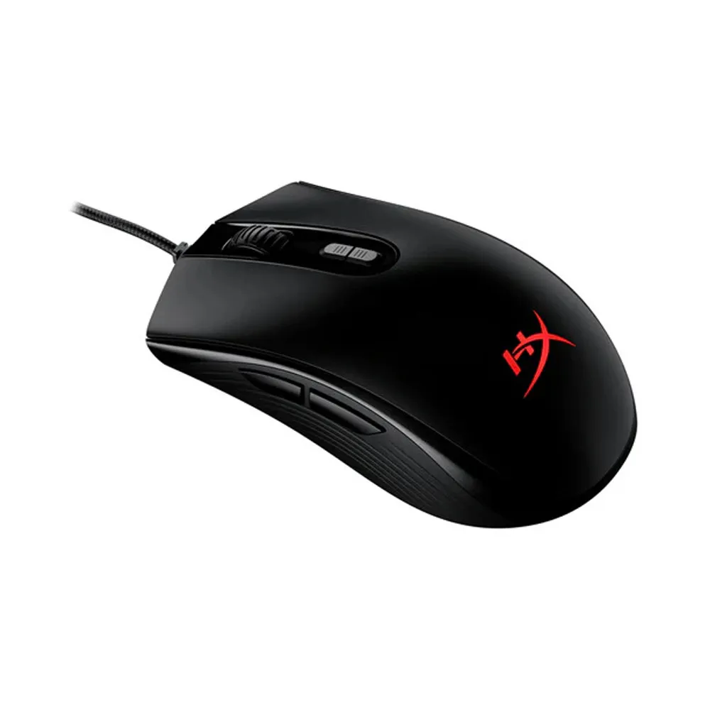 HyperX Pulsefire Core RGB Gaming Mouse, Software Controlled RGB Light Effect, up to 6,200DPI, 7 Programmable Buttons, Mouse Weight 87g - Black