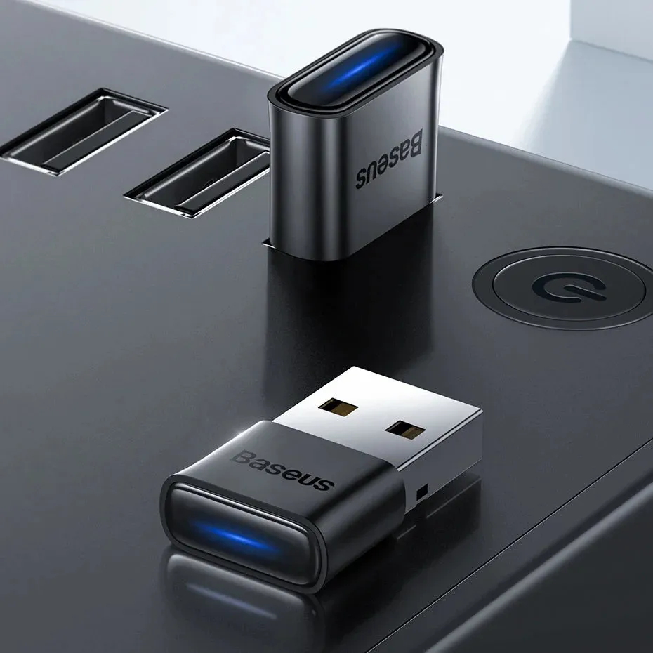 Baseus BA04 Mini Bluetooth 5.0 Adapter Black