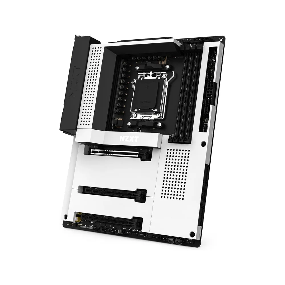 NZXT N7 Z790 ATX Motherboard - Intel Z790, WiFi 6E, Bluetooth, Integrated I/O Shield - Supports 12th/13th/14th Gen Intel CPUs - White