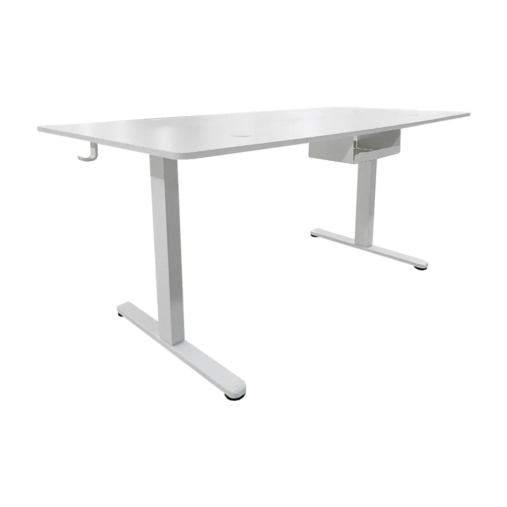 Home Desk - electric desk GD033 -MY05866 ( 140-80cm / 160-80cm ) height 72-118cm - White 