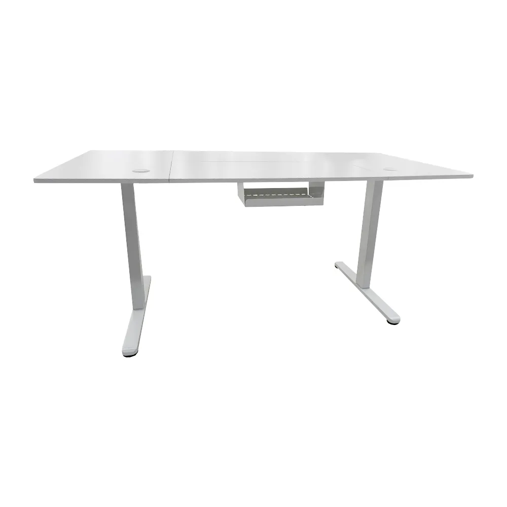 Home Desk - electric desk GD033 -MY05866 ( 140-80cm / 160-80cm ) height 72-118cm - White 