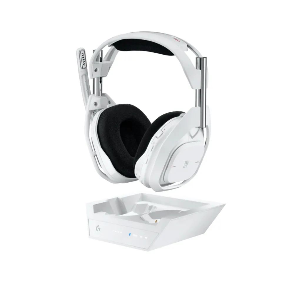 Logitech G Astro A50 X LIGHTSPEED Wireless Gaming Headset + Base Station, PRO-G GRAPHENE, PLAYSYNC across Xbox Series X|S, Xbox One - White
