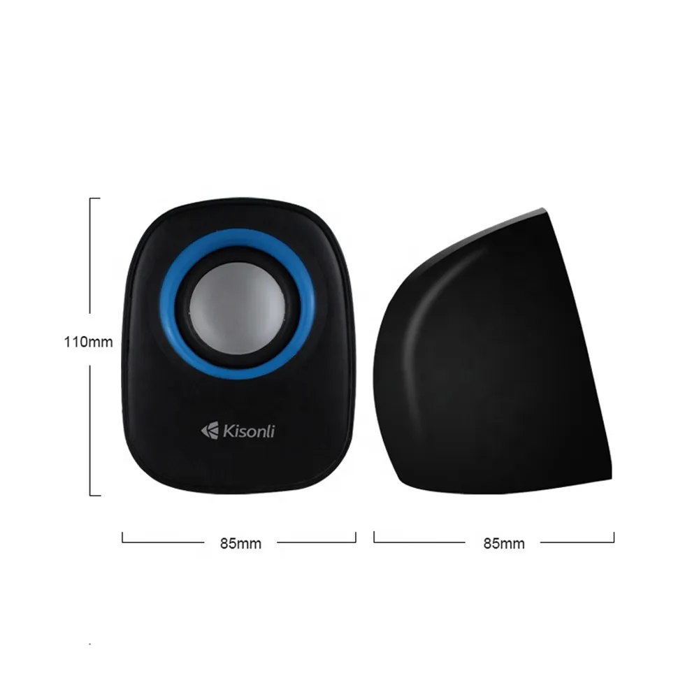 Kisonli V360 AUX -USB Power Spiaker - Black