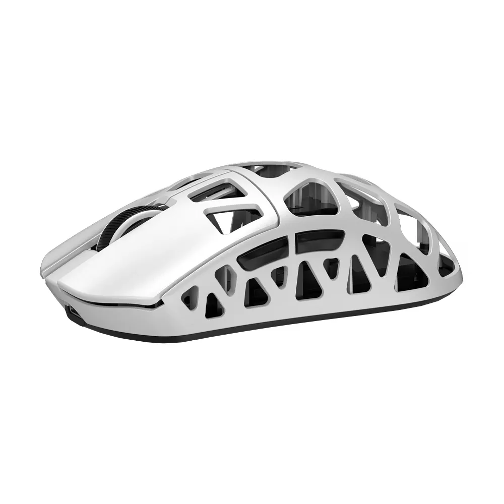 ATTACK SHARK R3 Magnesium Alloy Gaming Mouse, 8000Hz Wireless/Wired Polling Rate, up to 26000 DPI - White