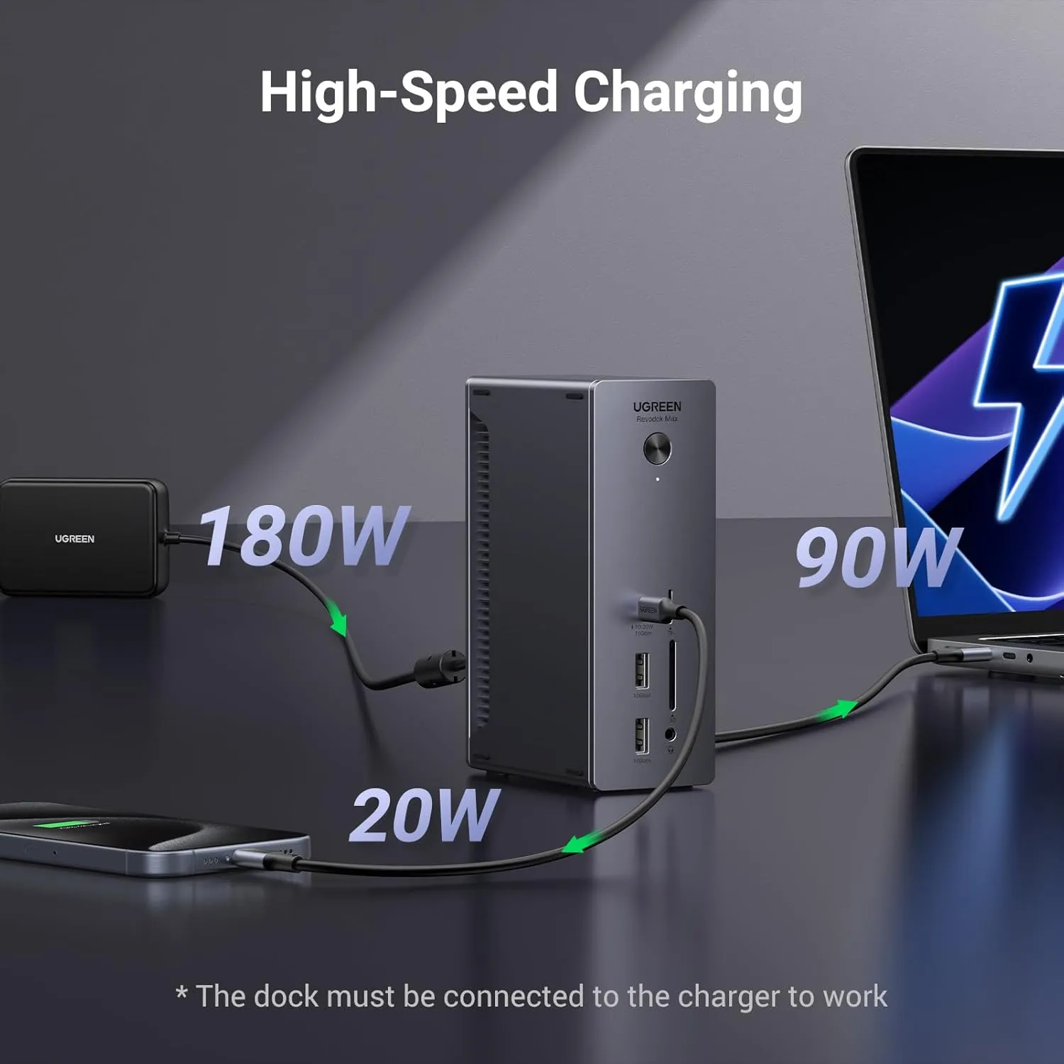 UGREEN Revodok Max 213 Thunderbolt 4 Dock, 13-in-1 40Gbps Docking Station