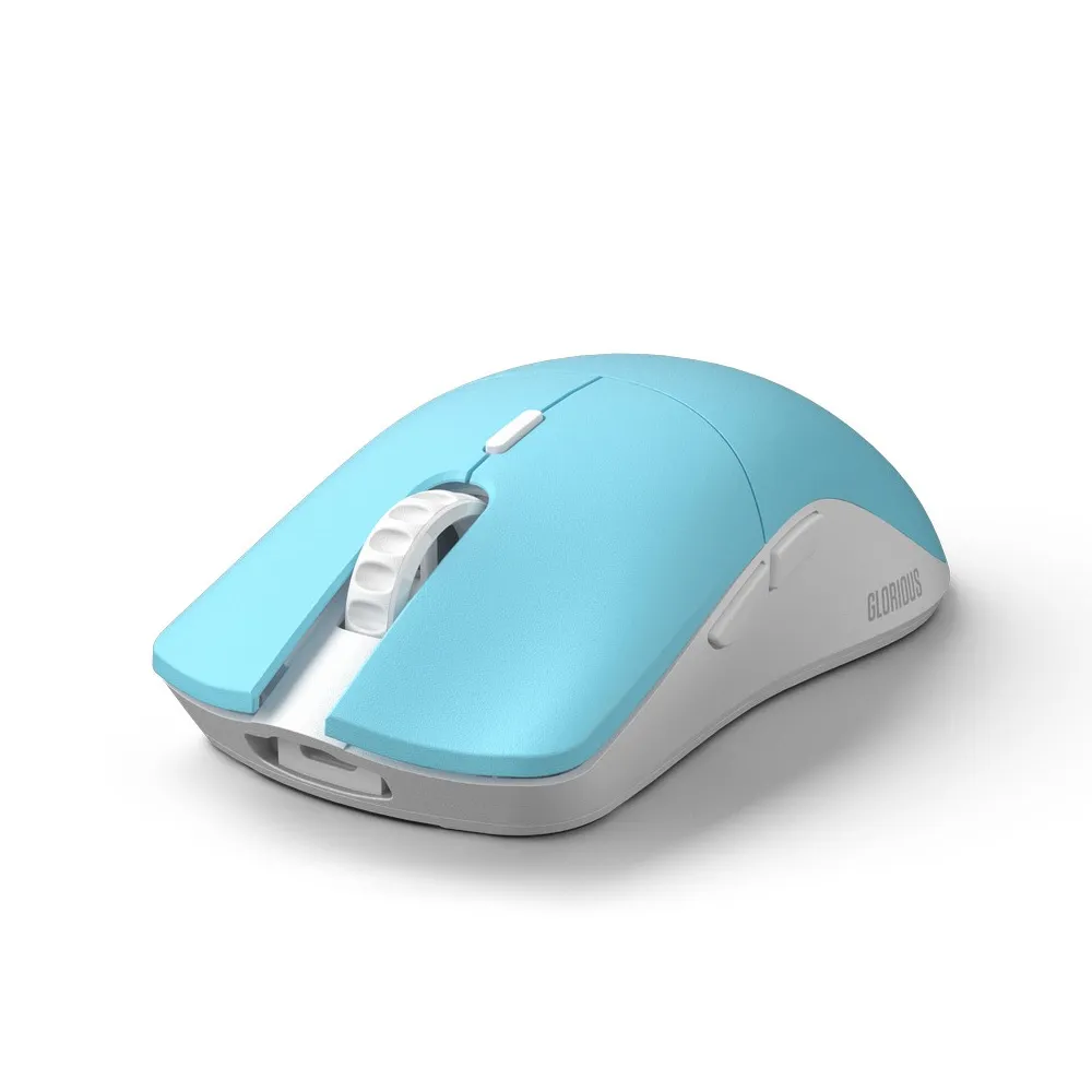 Glorious Forge  Model O Pro Wireless - Blue Lynx - Ultra Lightweight, Durable, High Performance, Wireless Gaming Mouse