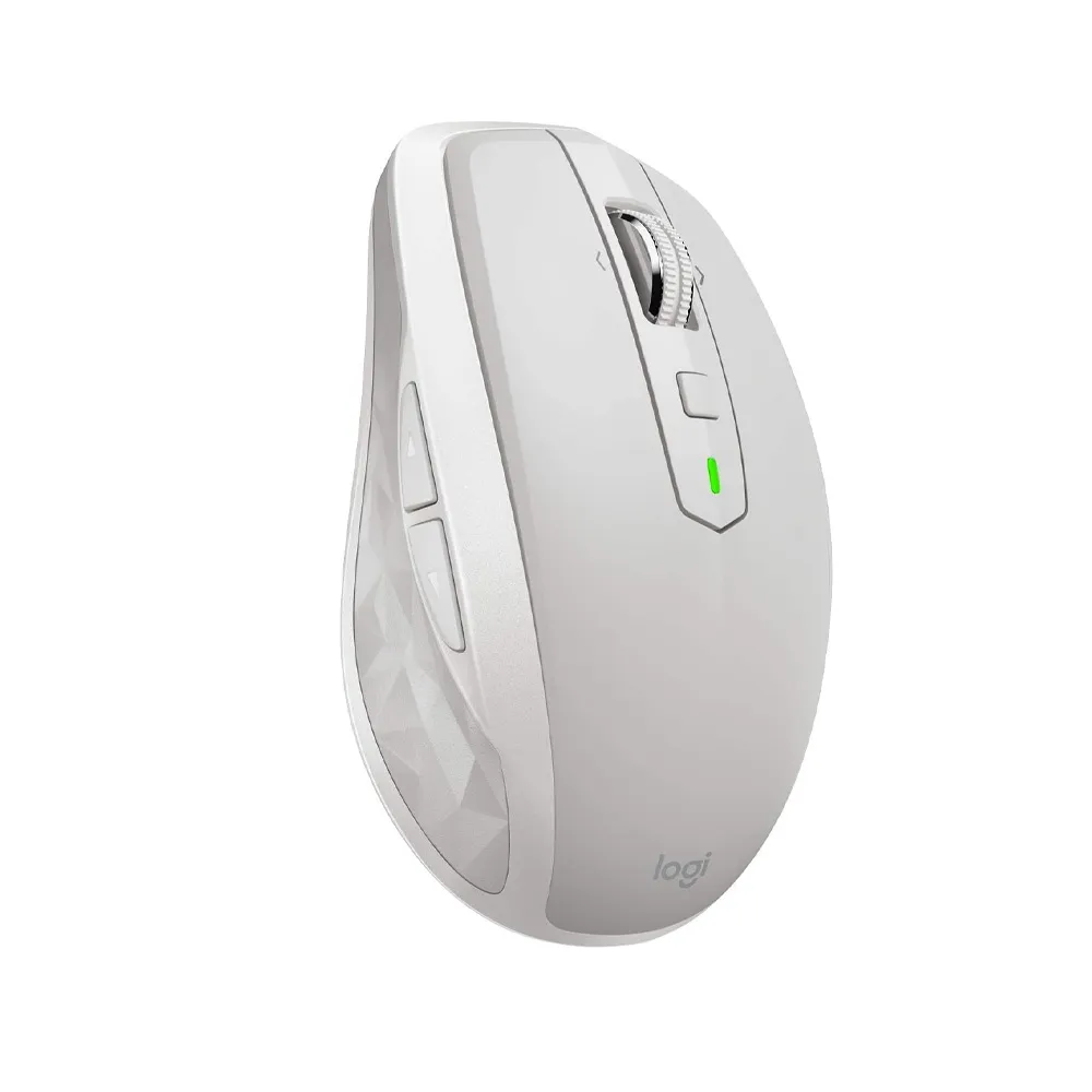 Logitech MX Anywhere 2 Wireless Mobile Mouse, Bluetooth or USB Connection, Hyper-fast Scrolling - White