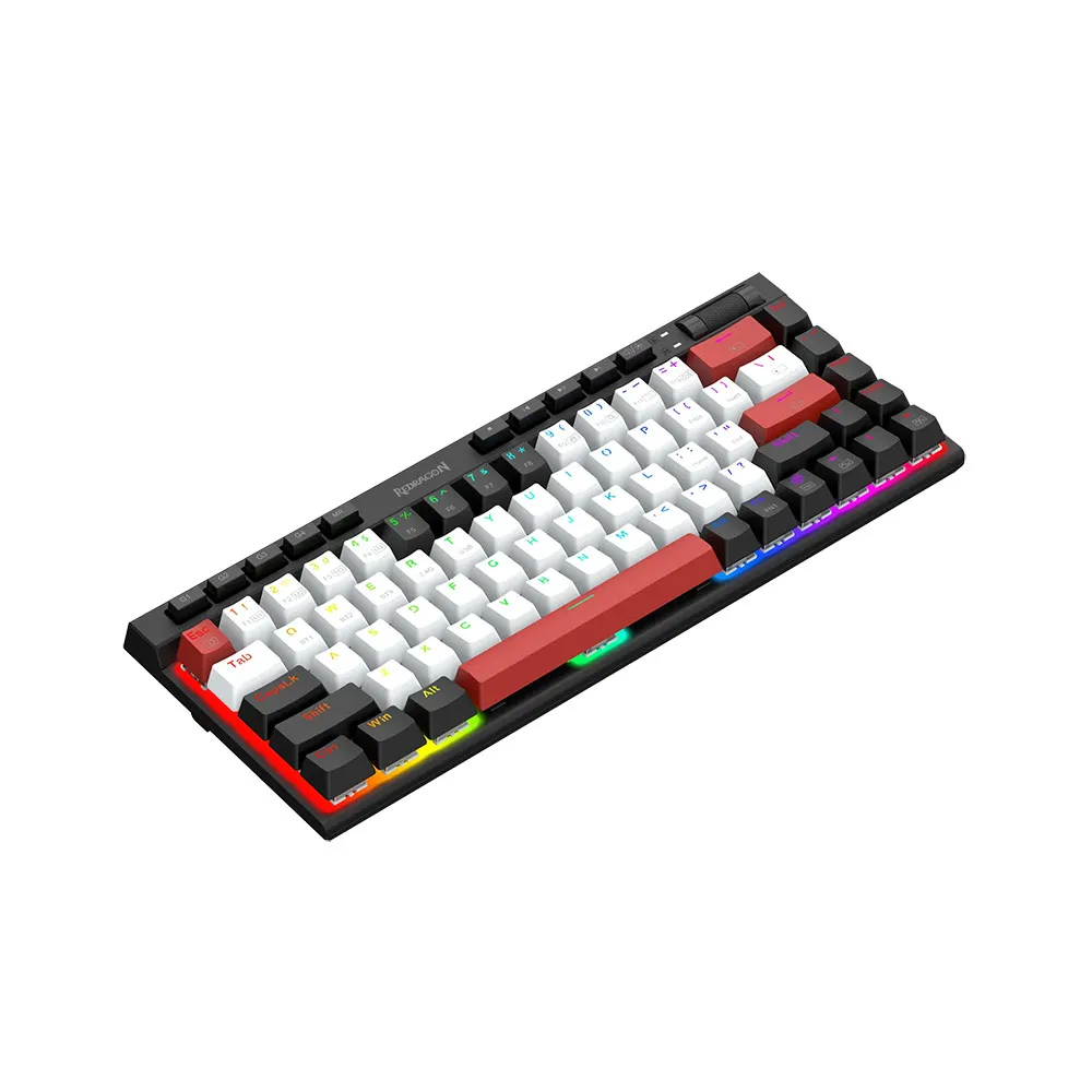Redragon Magic-wand Mini K635WBR-RGB-PRO BT5.0/3.0/2.4G/Type C wired 3 modes Mechanical Red Switch Gaming Keyboard