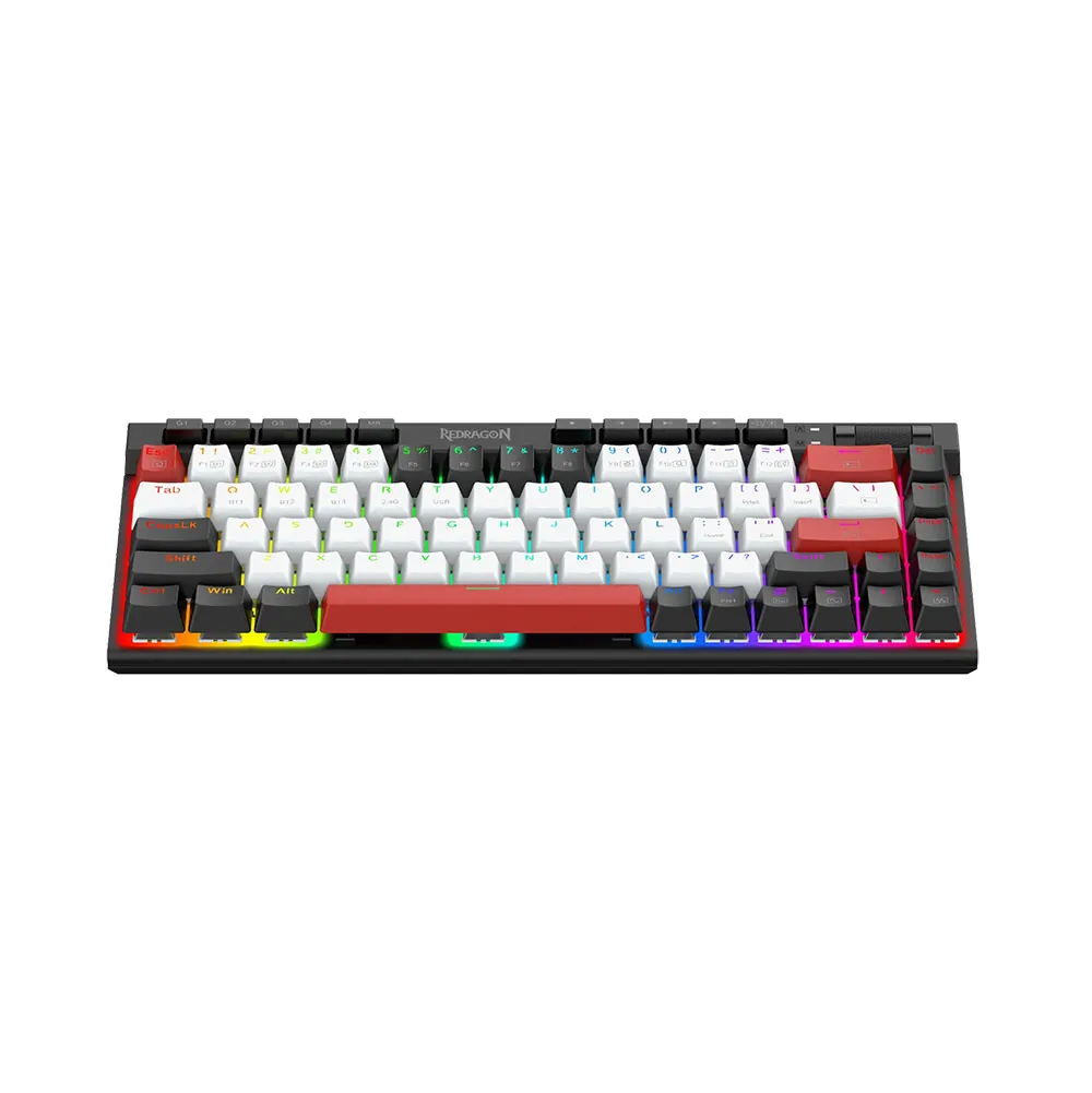 Redragon Magic-wand Mini K635WBR-RGB-PRO BT5.0/3.0/2.4G/Type C wired 3 modes Mechanical Red Switch Gaming Keyboard