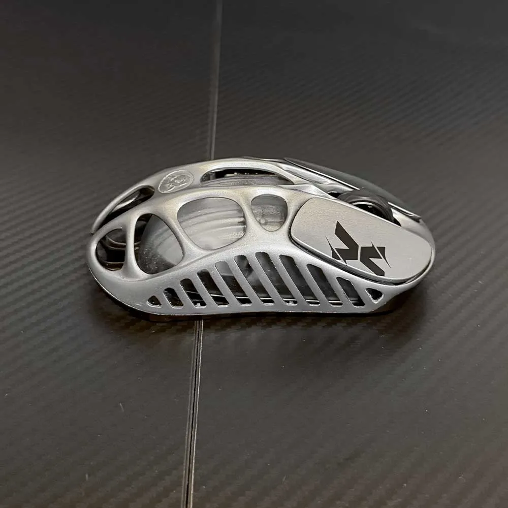 GravaStar Mercury X Pro Wireless Gaming Mouse, 8K Dongle 32,000 DPI PAW 3950 Sensor, 8,000Hz Polling Rate, 49g, RGB Lighting, 5 Programmable Buttons - Used