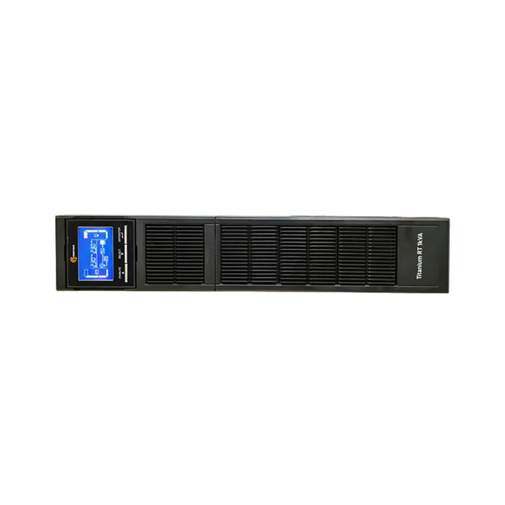 Power Solid RM Online UPS 1KVA, Wide input voltage range, ECO mode for energy saving, LCD Display