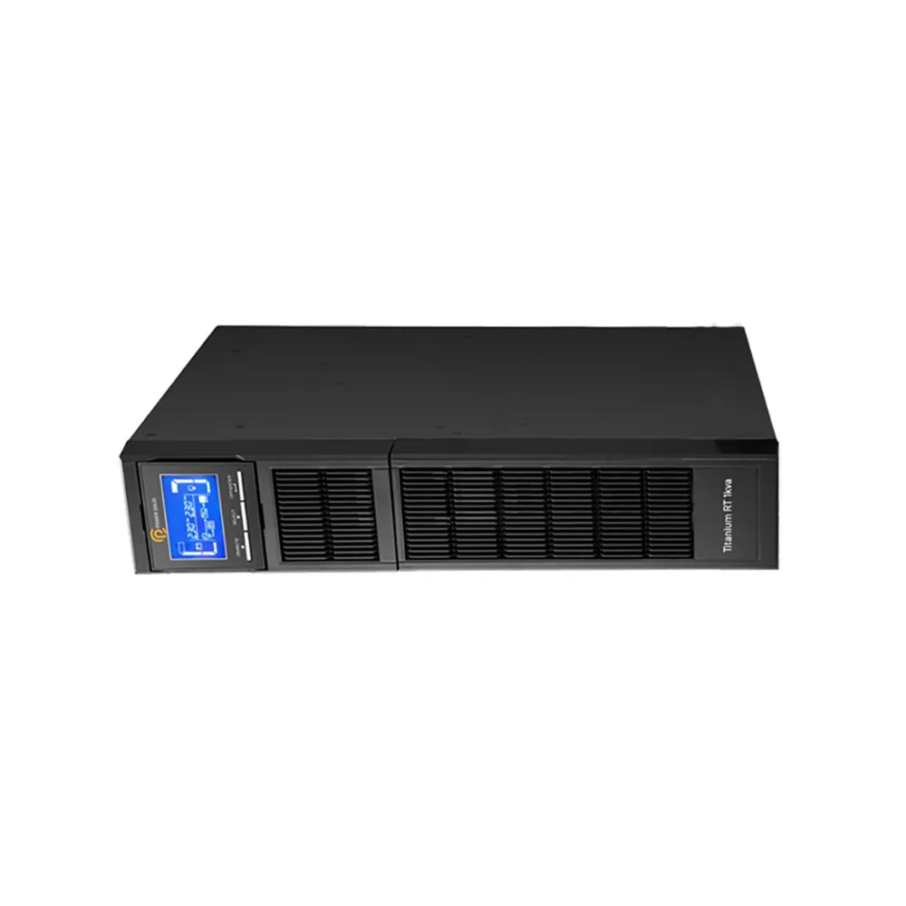Power Solid RM Online UPS 1KVA, Wide input voltage range, ECO mode for energy saving, LCD Display