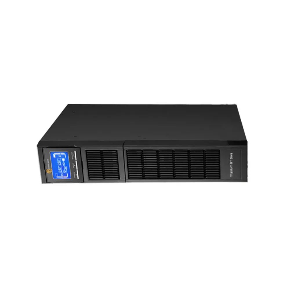 Power Solid RT Online UPS 3KVA, Wide input voltage range, ECO mode for energy saving, LCD Display