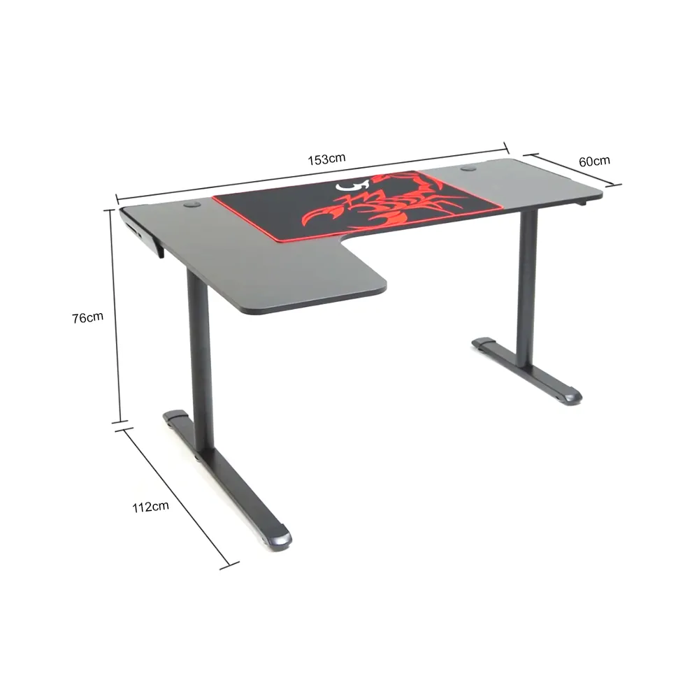 Eureka Ergonomic ERK-L60L-B-V2 L Shaped Gaming Desk, 60 Inch L60 