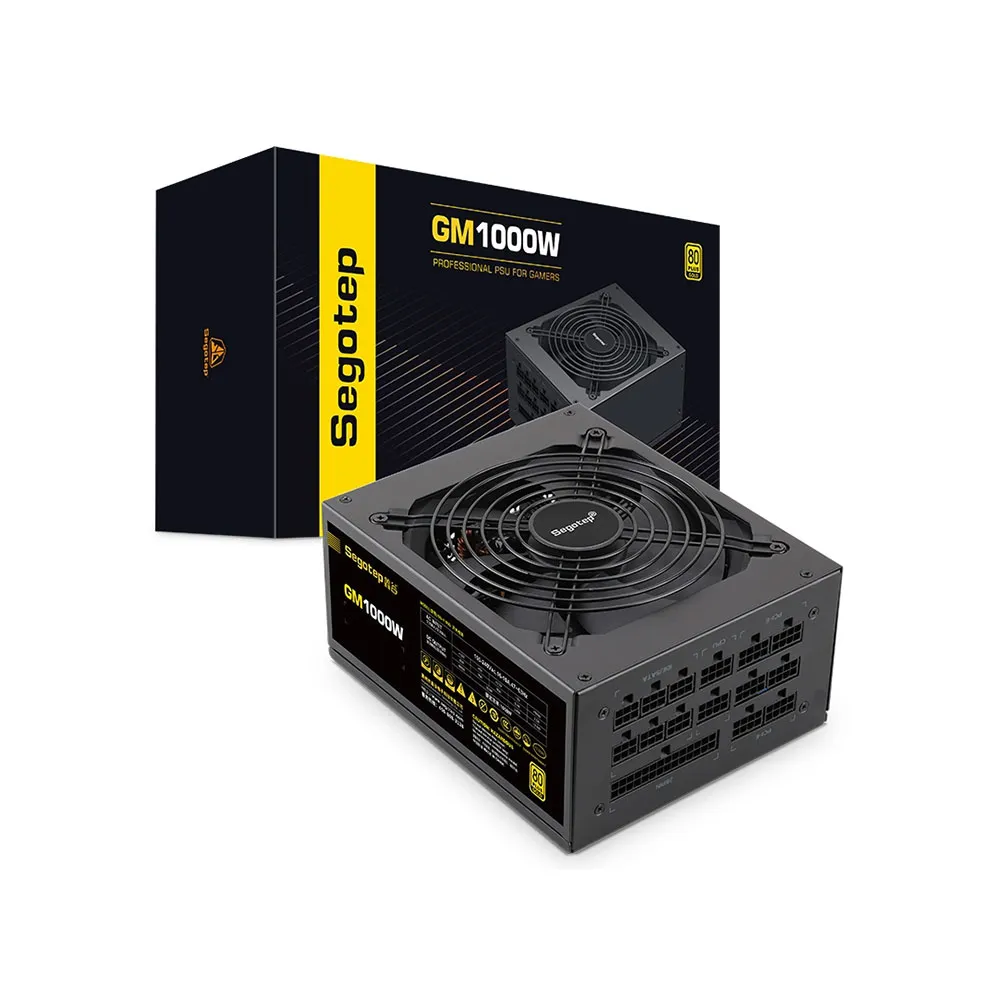 Segotep 1250W ATX 3.0 Gaming Power Supply, 80+ Gold Certified Dual