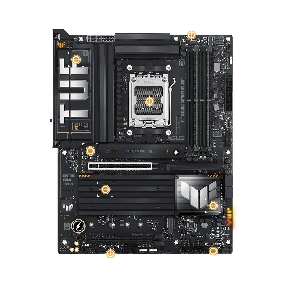 ASUS TUF Gaming X870-PLUS WiFi AMD AM5 X870 DDR5 ATX Motherboard