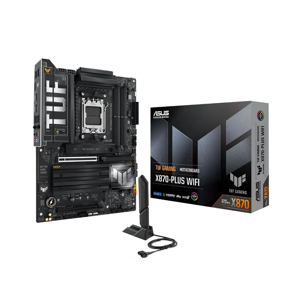 ASUS TUF Gaming X870-PLUS WiFi AMD AM5 X870 DDR5 ATX Motherboard