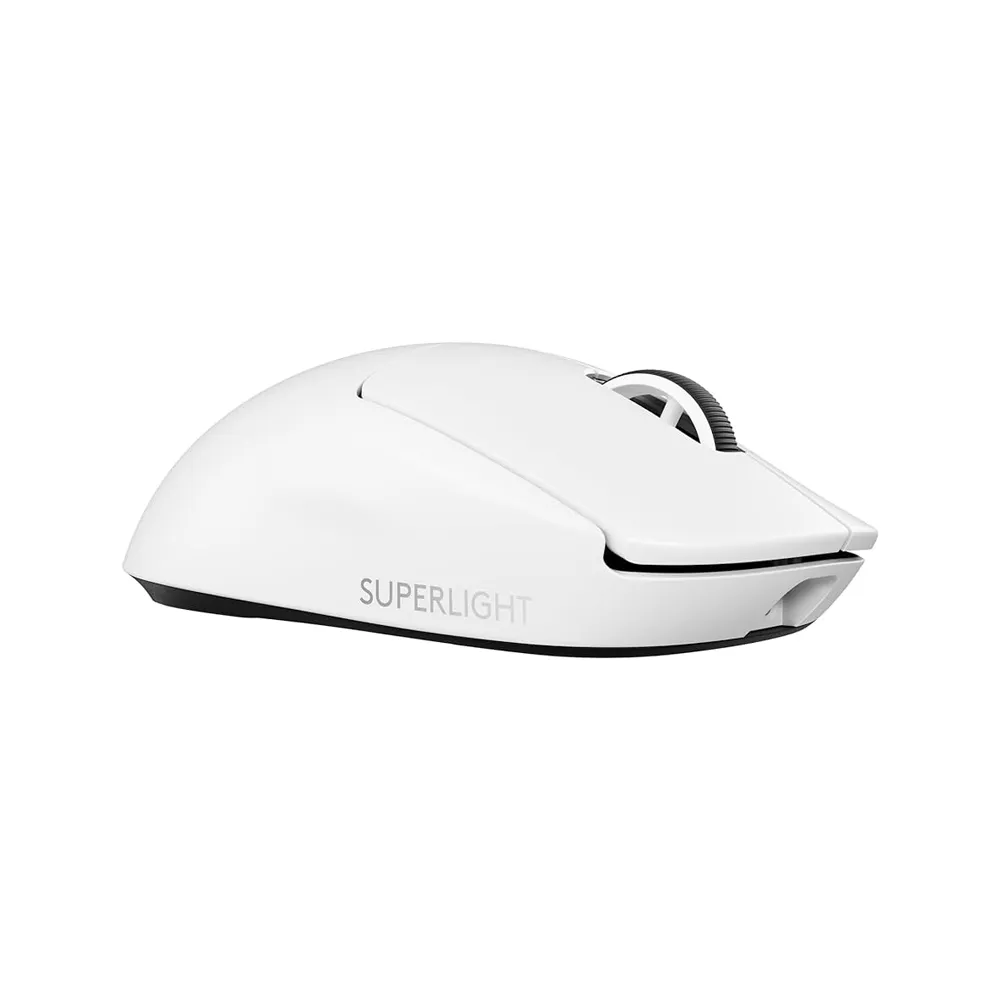 Logitech G PRO X SUPERLIGHT 2 LIGHTSPEED Wireless Gaming Mouse, HERO 2 Sensor, 32K DPI, 5 Programmable Buttons, USB-C Charging - White