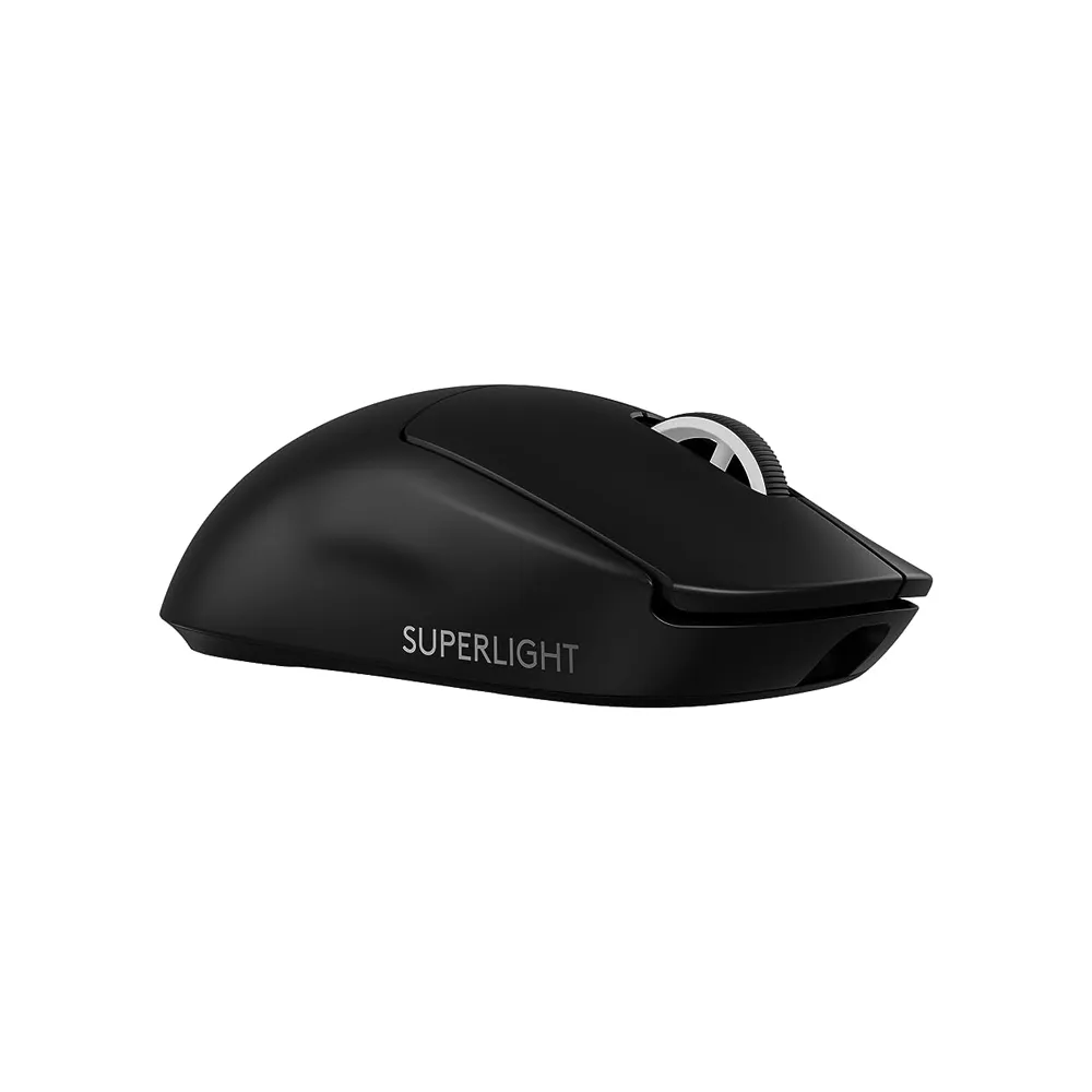 Logitech G PRO X SUPERLIGHT 2 LIGHTSPEED Wireless Gaming Mouse, HERO 2 Sensor, 32K DPI, 5 Programmable Buttons, USB-C Charging - Black