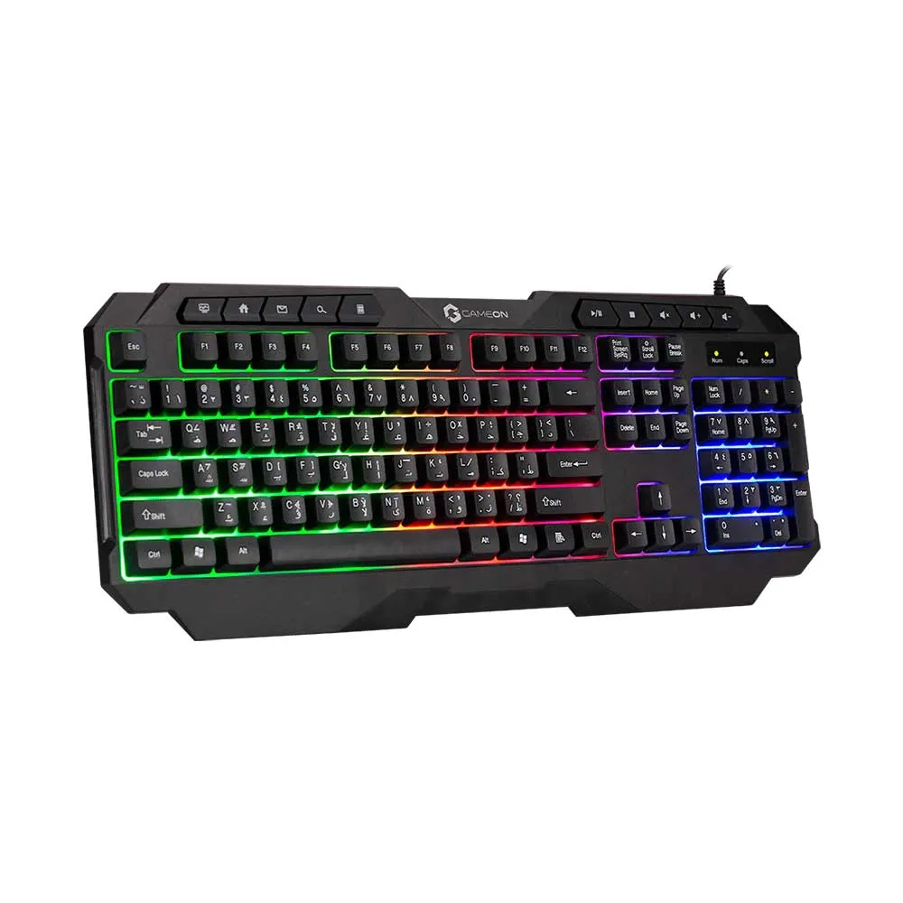 GAMEON CYPHER XL All-In-One Gaming Bundle (Keyboard, Headset, Mouse & Mousepad) - Black
