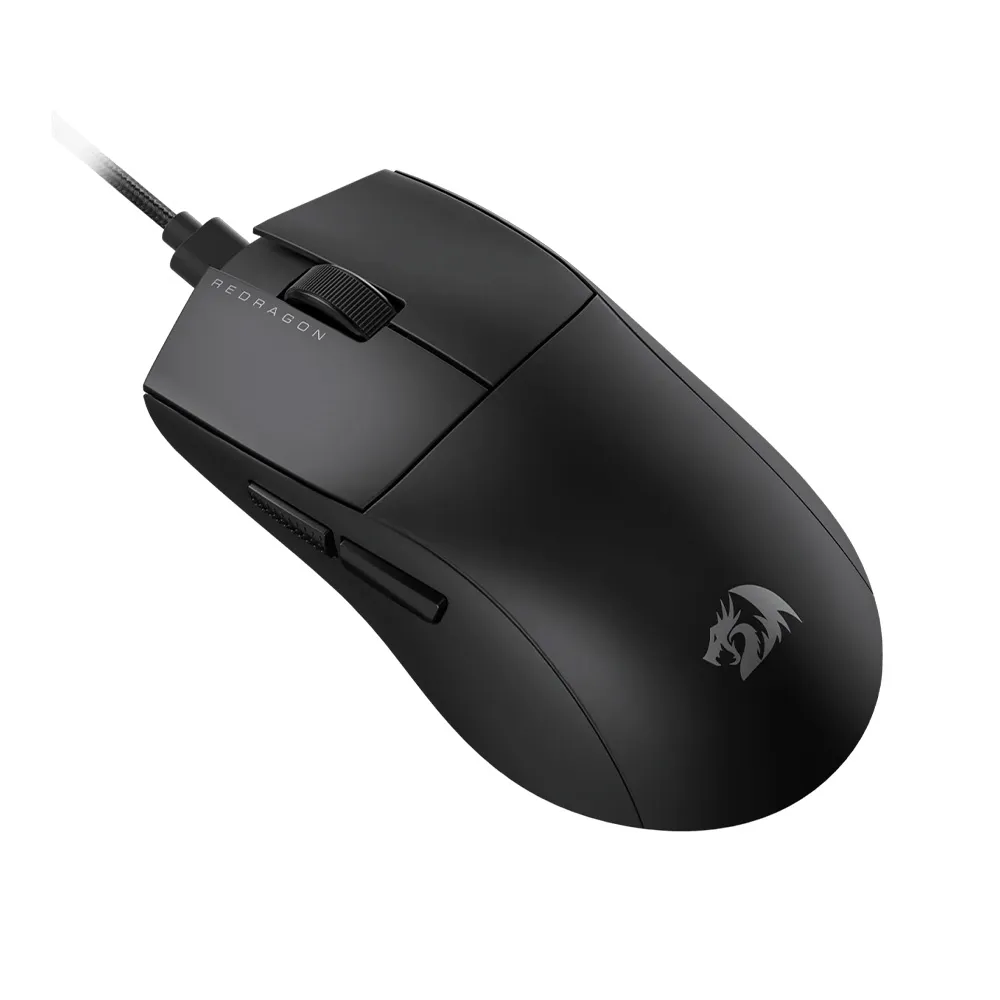 REDRAGON K1NG (1K HZ) M724, CABLEADO, 12,400 DPI 5 Programmable, 42g - Black