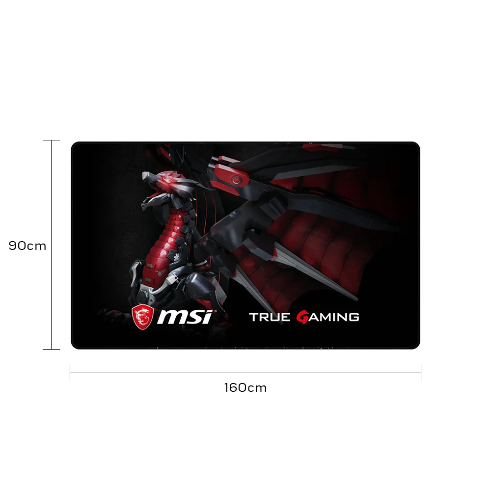 MSI Gaming Chair & Floor Mat, Large Gaming Floor Mat - 160cm X 90cm