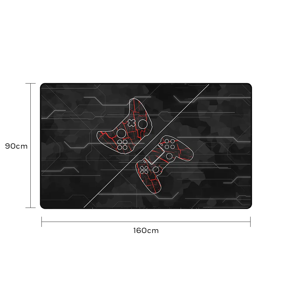 Gaming Chair & Floor Mat, Large Gaming Floor Mat - 160cm X 90cm