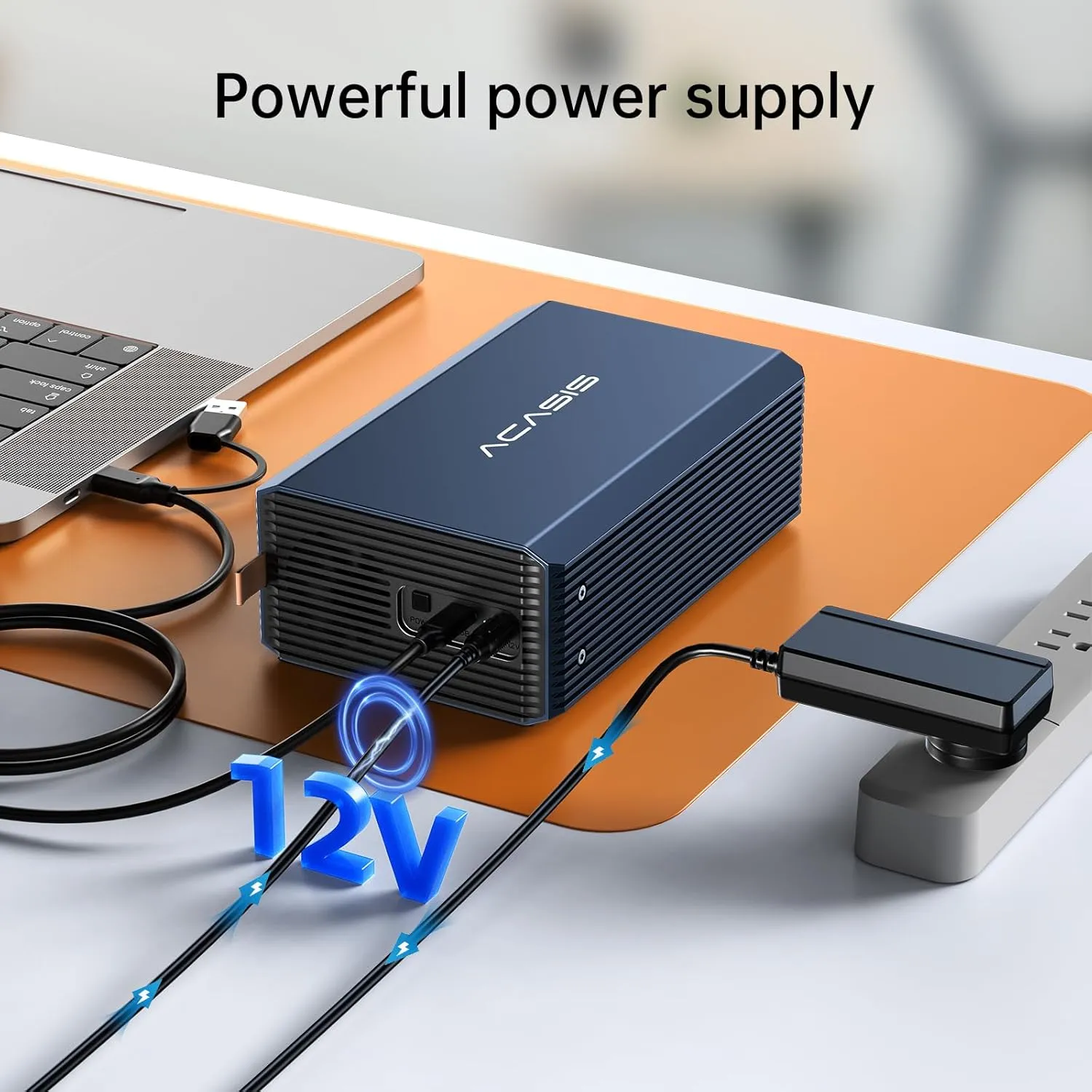 ACASIS External Dual-Drive RAID Enclosure with Cooling Fan for 2.5/3.5" HDD/SSD