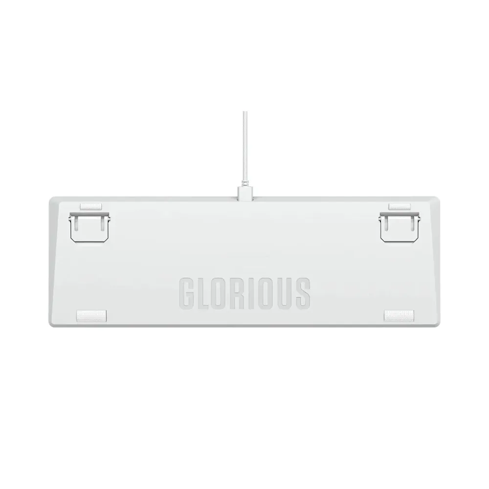 Glorious GMMK 2 96% Arabic & English RGB Gaming Keyboard, TKL Hot Swappable Mechanical, Linear Switches, Wired, TKL, Full-size Keyboard - White
