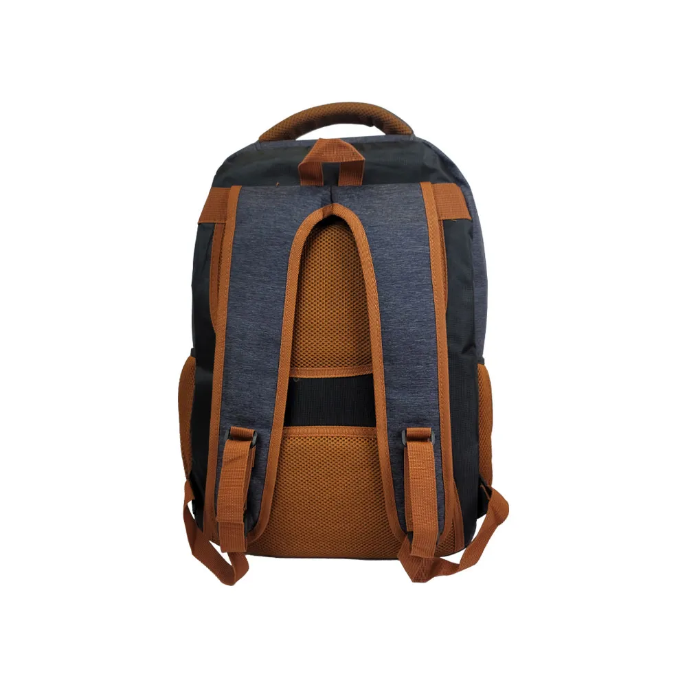 PL Power 17.3 Multifunctional Outdoor Waterproof Large Capacity Laptop Bag, Shoulder Bag, Handbag, Fits Laptop Below 17.3 - Navy and Brown