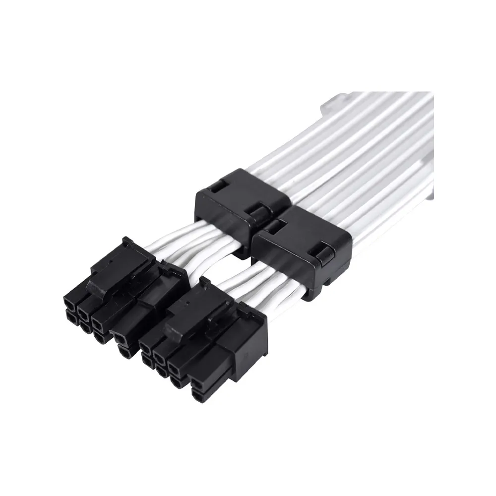 LIAN LI Strimer Plus V2 8 PIN GPU Extension Addressable RGB 300mm Cable, Black