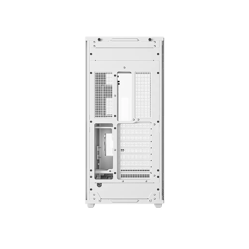 DeepCool CH780 WH, White PC case ATX Dual-Chamber 3 x 140mm PWM ARGB Fans Pre-Installed Full Tower Gaming PC Case - White