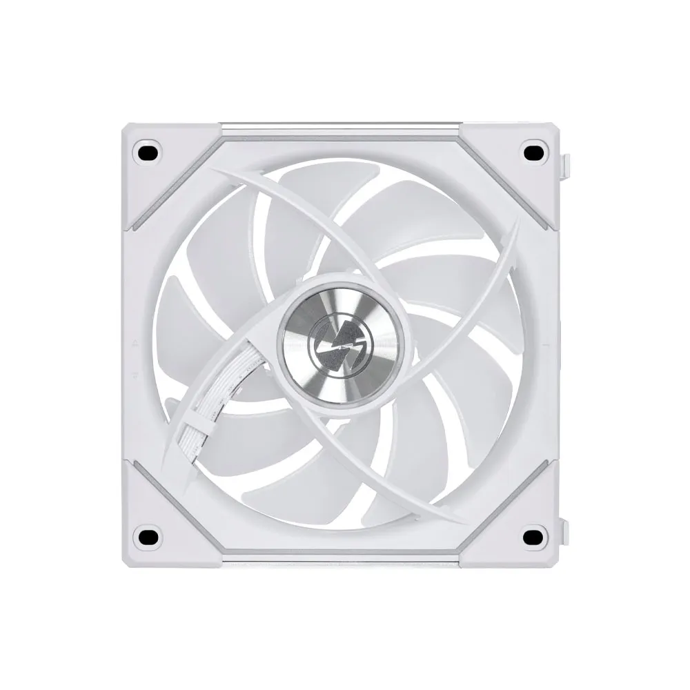 Lian Li UNI Fan SL-Infinity 120 Reverse Blade, ARGB Fan, Infinity Mirror-Cable Management, Customizable Lighting Effects - White