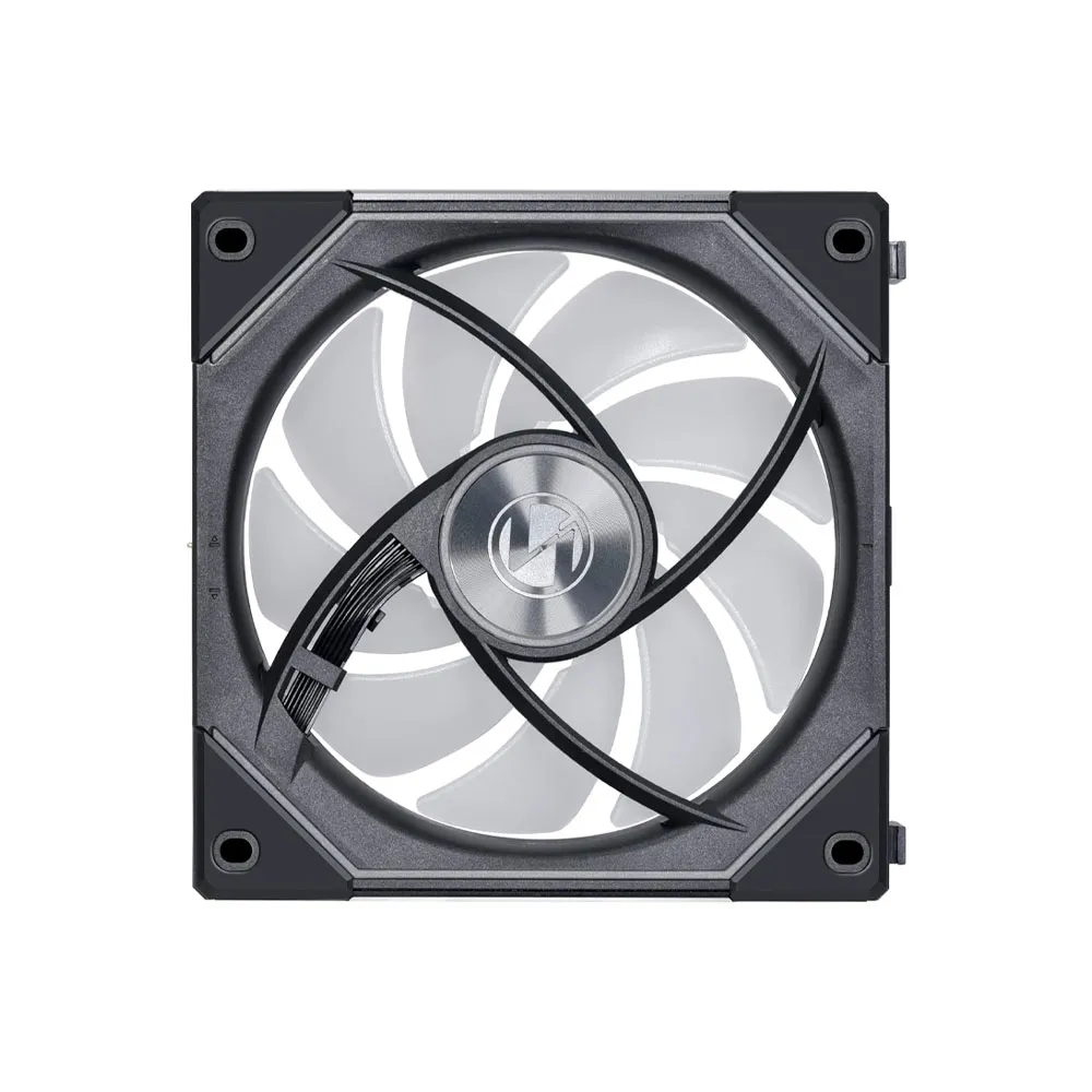 Lian Li UNI Fan SL-Infinity 120 Reverse Blade, ARGB Fan, Infinity Mirror-Cable Management, Customizable Lighting Effects - Black