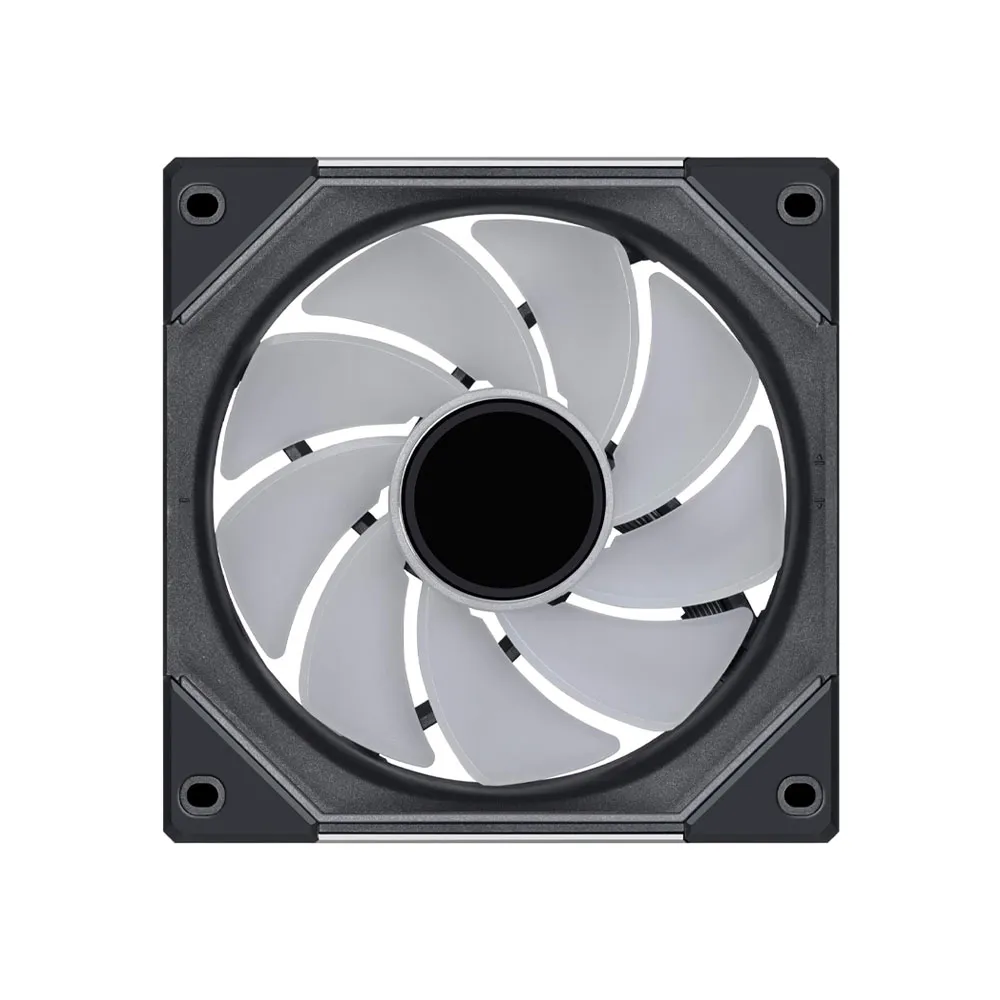 Lian Li UNI Fan SL-Infinity 120 Reverse Blade, ARGB Fan, Infinity Mirror-Cable Management, Customizable Lighting Effects - Black
