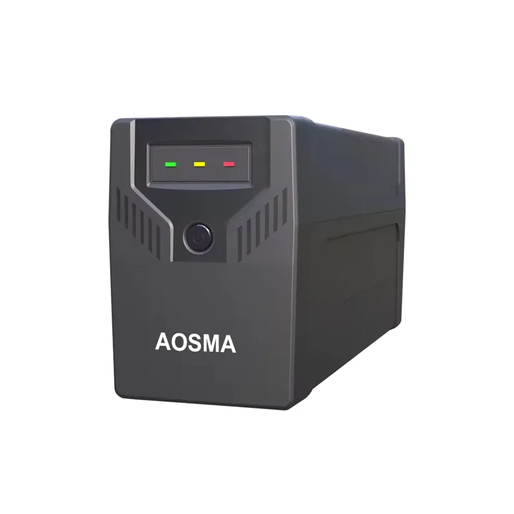 AOSMA GP850 Uninterrupted Power Supply Manufacturer Plastic Shell Offline UPS 850VA, 480W with 12V 9AH Battery