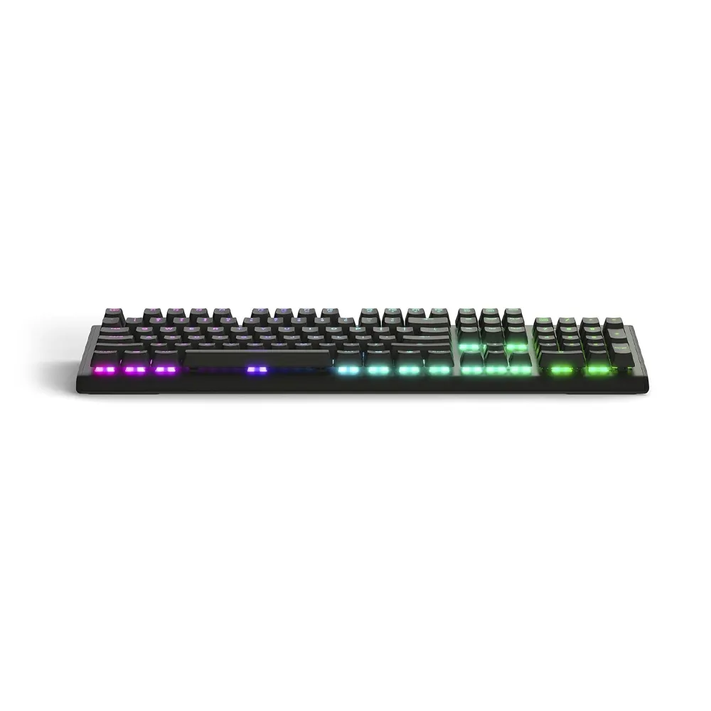 SteelSeries Apex M750 RGB Mechanical Wired Gaming Keyboard, RGB LED Backlit, Linear & Quiet Switch, SteelSeries QX2 mechanical switches - Black