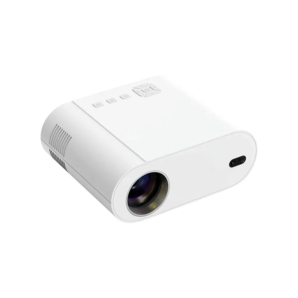 L007 WIFI 1080p Smart Android Portable Projector with Built-In Speaker and 4000 Lumens, Auto Focus, 4K Video Decoding, WiFi 6