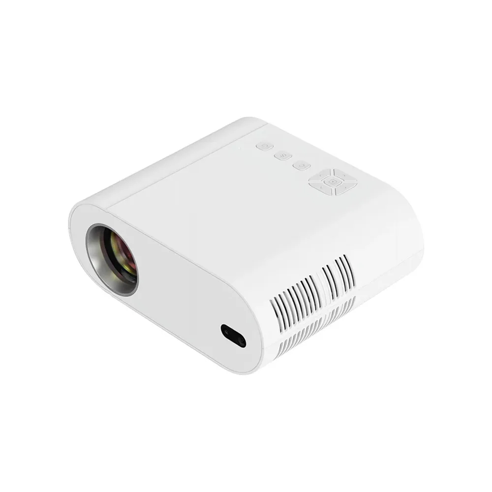 L007 WIFI 1080p Smart Android Portable Projector with Built-In Speaker and 4000 Lumens, Auto Focus, 4K Video Decoding, WiFi 6