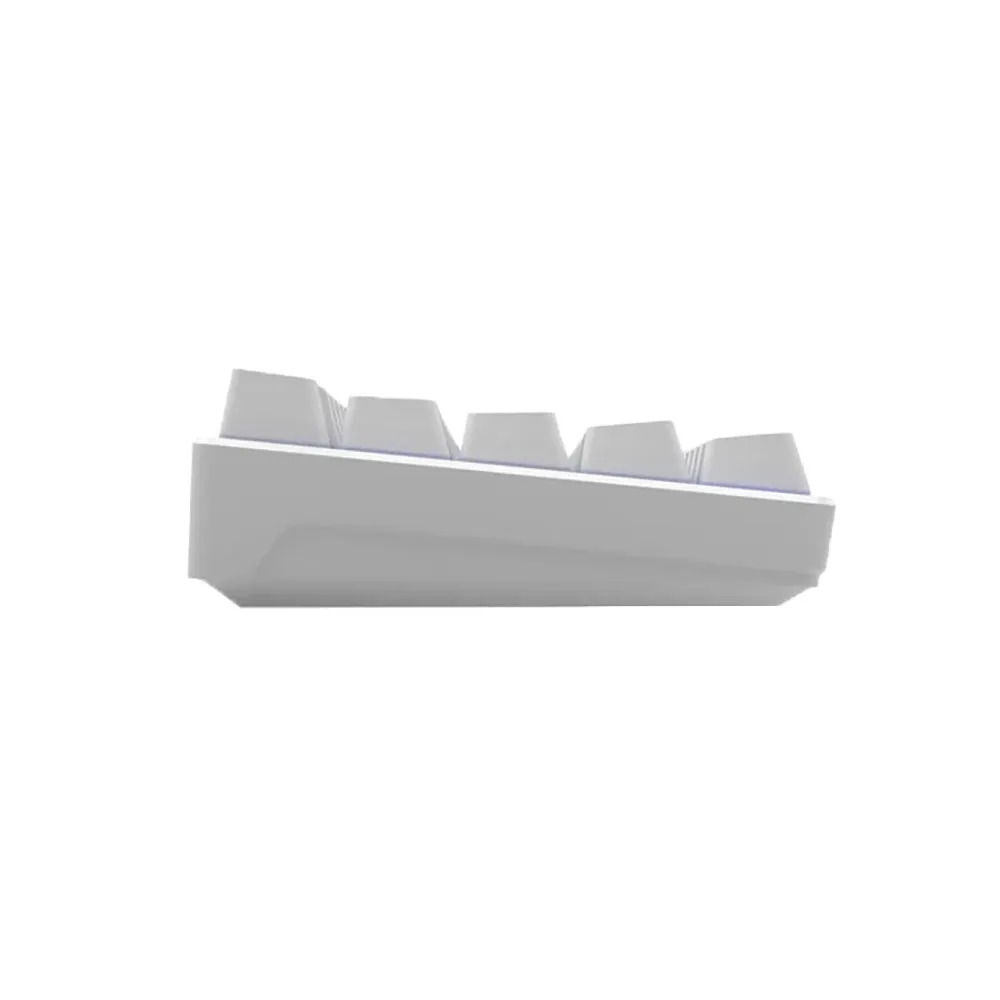 Fantech Atom63 MK859 RGB Mechanical Wired Gaming Keyboard 60% Form factor, 63 Keys, Red Switches, Anti-ghosting, Arabic/English  - White