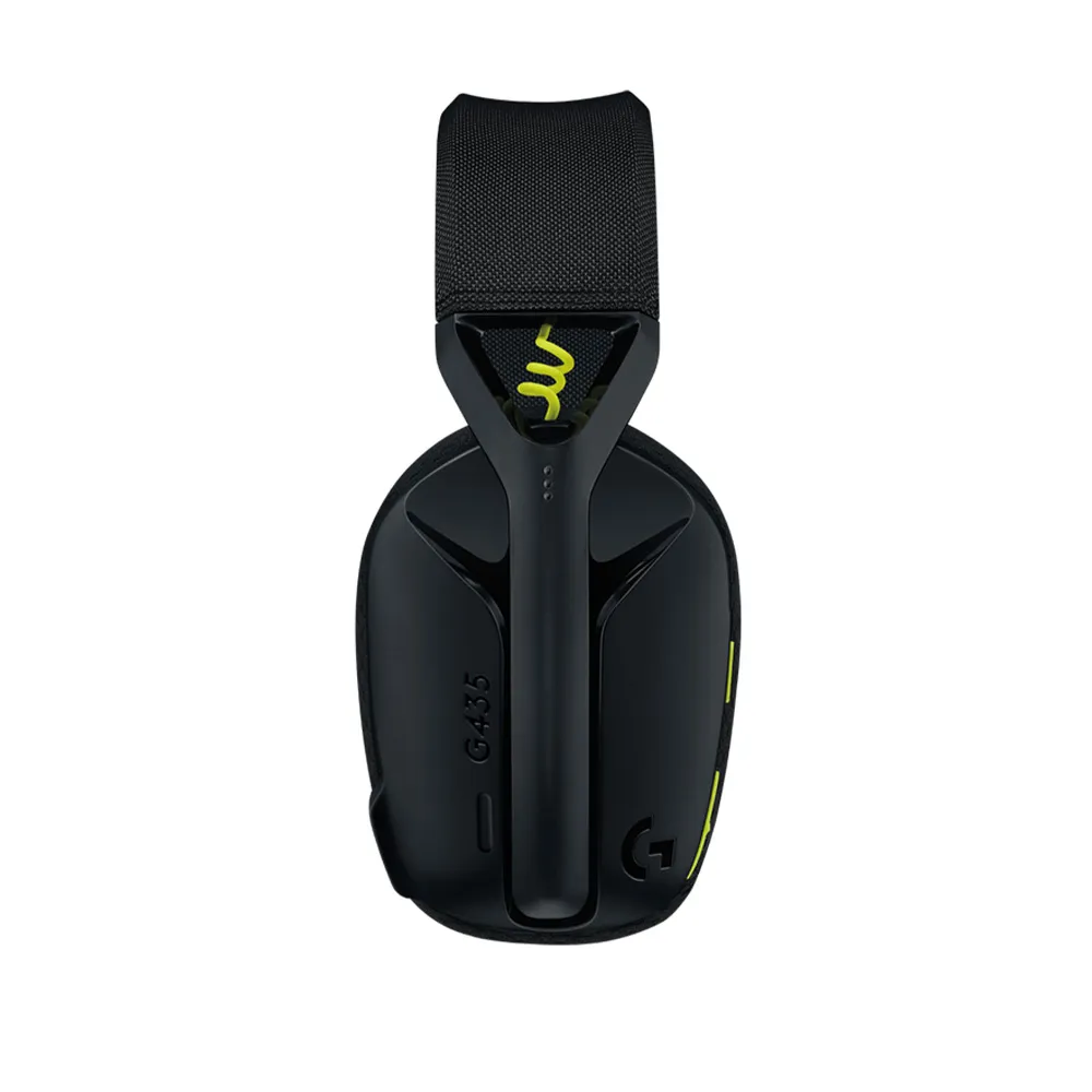 Logitech G435 Ultra-light Wireless Bluetooth Gaming Headset, 165G, 18hr Battery, 2.4Ghz, Bluetooth - Black