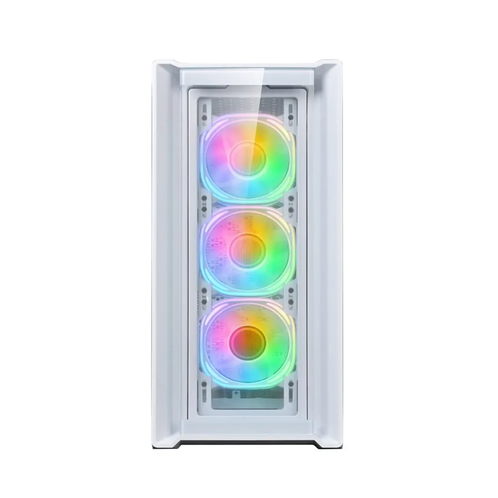 WJ CoolMan Juechen 360 4xFans Gaming Case - White