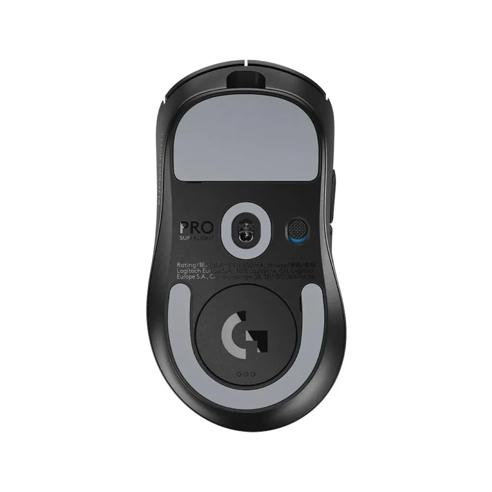 Logitech G PRO X Superlight 2 DEX Wireless Gaming Mouse, 60g, 5 programmable Buttons, USB-C Charging, 44k DPI Sensor, up to 8 kHz - Black