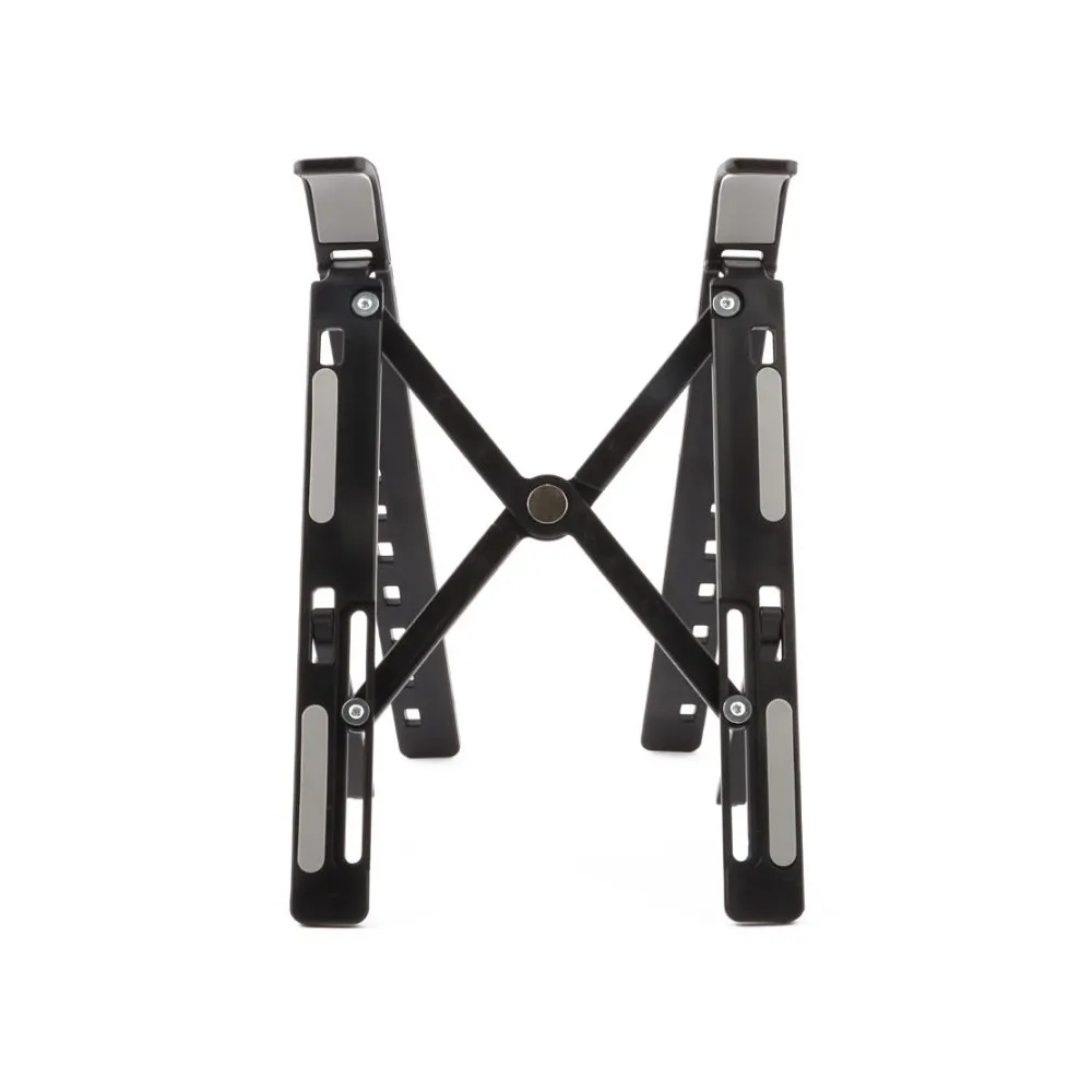 Laptop Stand Creative Foldable Storage Bracket Height Adjustable Desktop Aluminum Folding - Black